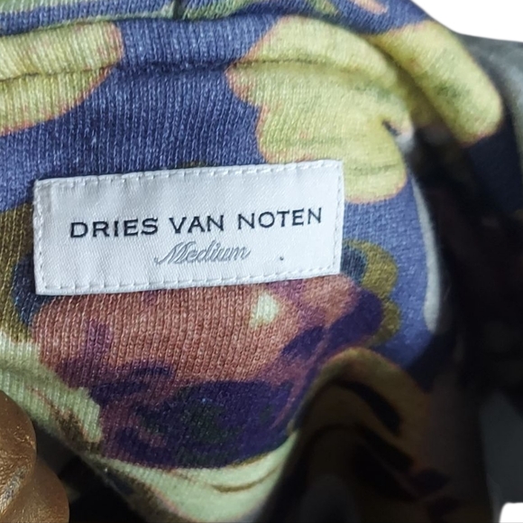 NWT Dries Van Noten | Hasper Floral Dress Hoodie | In Tie Dye | Cotton - Picture 2 of 16